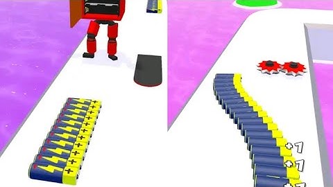 Battery Run - Gameplay Walkthrough Part 2 All Levels  (Android,iOS)