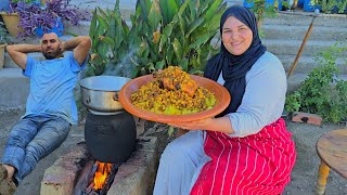 Download Lagu تحضير كسكسو بدجاج وتفاية فوق الكانون قال الشاعر نعيش بكرامتي مكروه ولا ديوتي محبوب  MP3