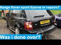 OMG.. I bought a spares or repairs Range Rover Sport blind..! was i done over?