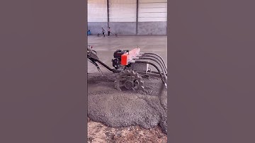 Insane Floor Leveling! Cement Mortar Machine Makes Floors Perfect—So Fast!