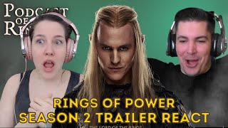 The Rings of Power Season 2 Teaser Trailer LIVE REACTION & BREAKDOWN |  PODCAST OF THE RINGS