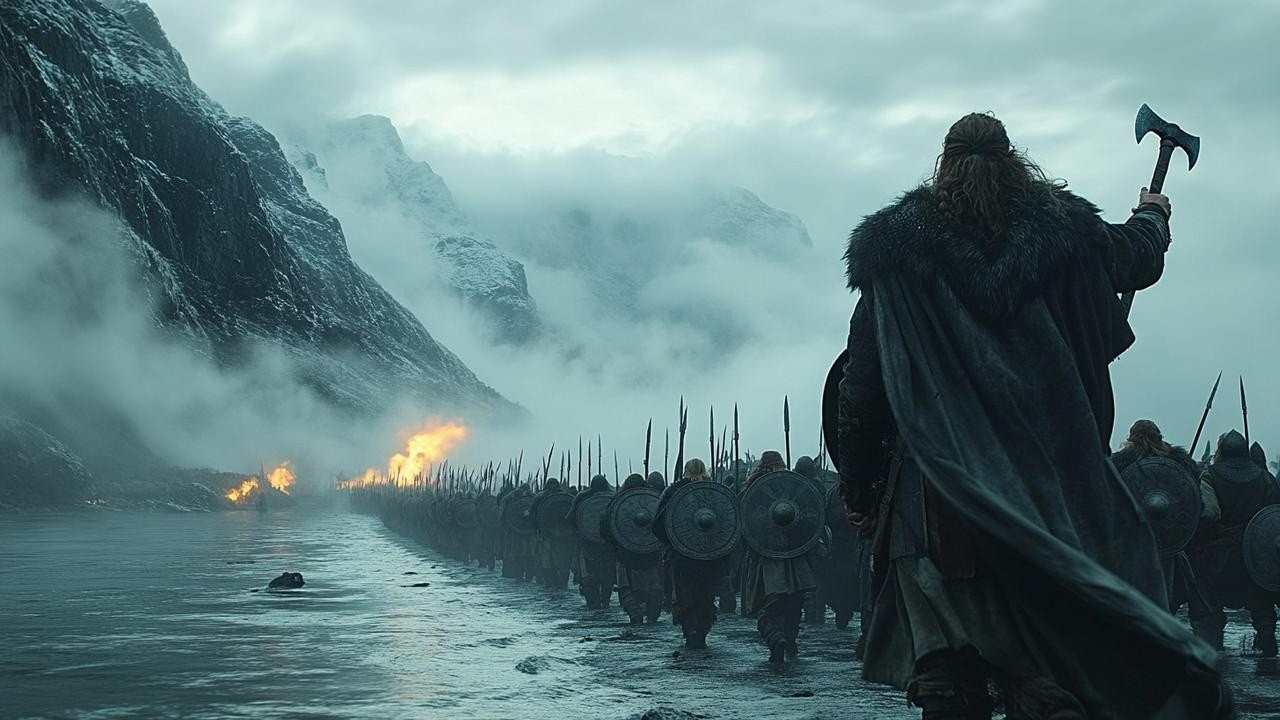 Mistbound Fjords: Warriors of the North March | Epic Viking War Music ⚔️