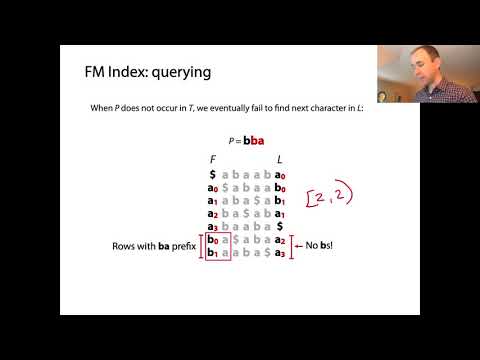 FM Index, part 2: efficient matching