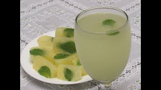 عصير الليمون و النعناع المنعش ومزيل للعطش...الليمونادة المنعشة ...عصائر رمضان