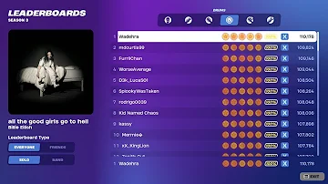 all the good girls go to hell (Drums) FC World Record (Fortnite Festival S3)