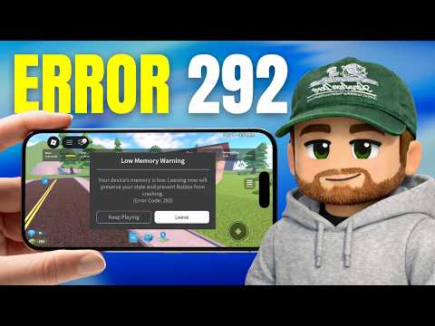 How To Fix Low Memory Warning On Roblox  (Error 292)