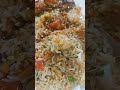 Mixed fried rice with chili chicken