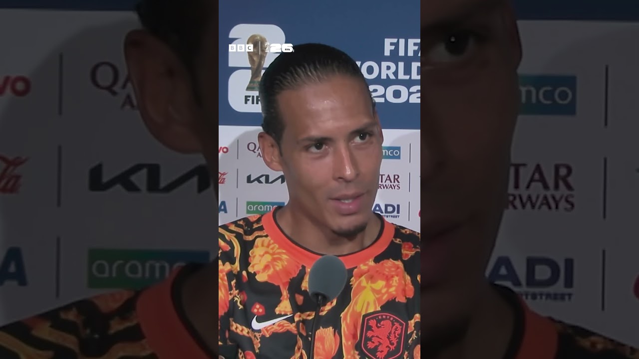 VIRGIL VAN DIJK NOT A FAN OF HYDRATION BREAKS 🤔