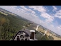 Glider Outlanding - z kopce přes les