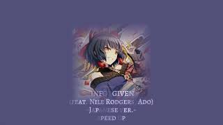 UNFORGIVEN (feat. Nile Rodgers, Ado) -Japanese ver.- speed up