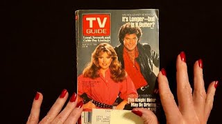 ASMR | Flipping Through an Old TV Guide & Reading (Soft Spoken) screenshot 1