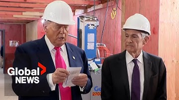 Trump fact-checked on-air by Fed Chair Powell in awkward exchange