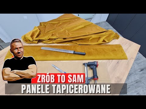 Jak zrobić panele tapicerowane 🔨  panele na ścianę z odpadów😮