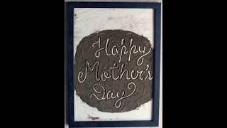 Mother's day calligraphy #sandart #asmr #art #shortsfeed #ytshorts #relaxing