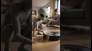 Un extraterrestre vs una Roomba… ¿quién gana? 👽🤖