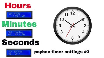 PayBox Setting-Electric Timer