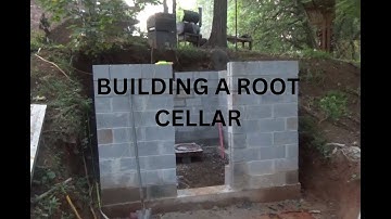 BUILDING A ROOT CELLAR PART 1