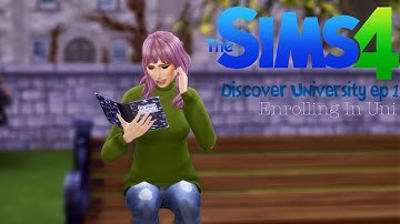 The Sims 4 | Discover University ep 1 | Enrolling In Uni & Applying For Scholarships