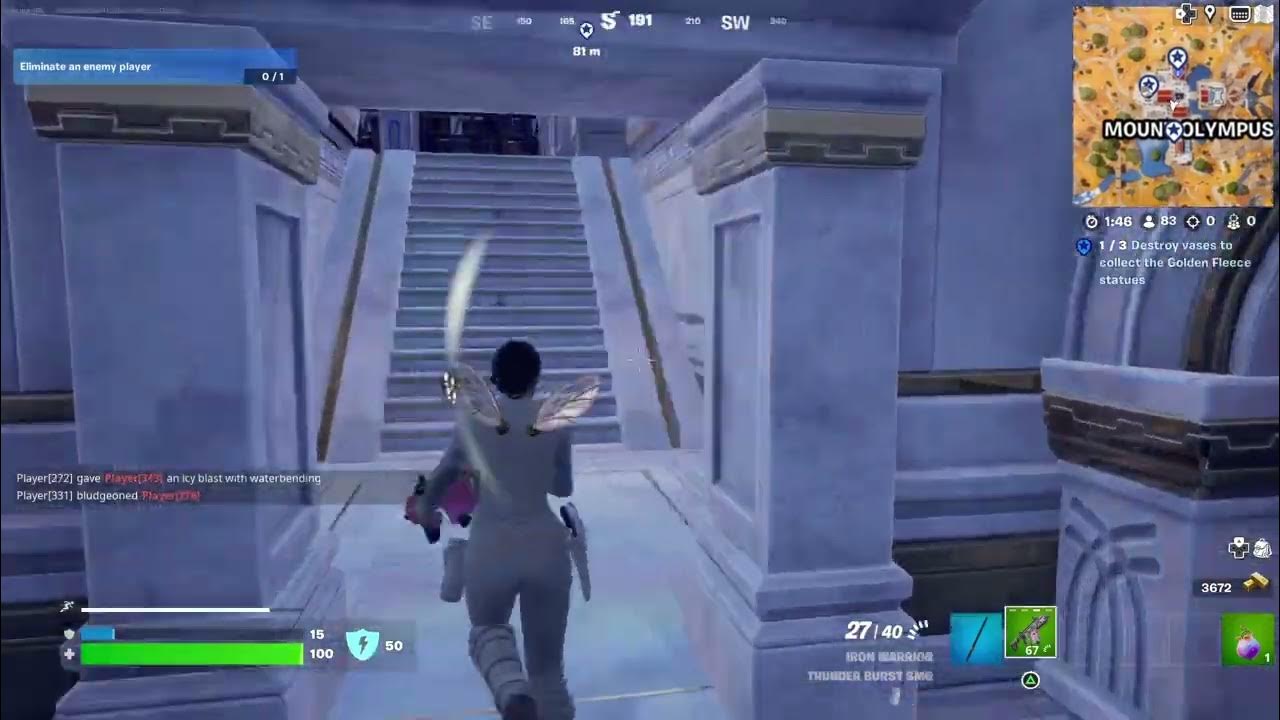 Collect a Cracking Hourglass Destroy vases to collect the Golden Fleece