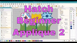 Hatch Embroidery Software Class:Step by Step beginner applique lesson! screenshot 2