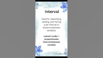 Four types of measurement scales used in research