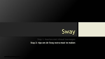 Sway, stap 2: remix, thema