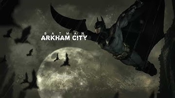 Batman: Arkham City menu screen