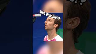 Player Fights Back After Badminton Serve Call