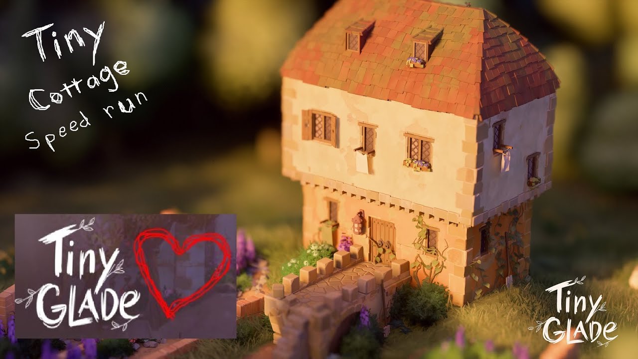 Tiny Glade Demo - Tiny Cottage Speed Run - YouTube