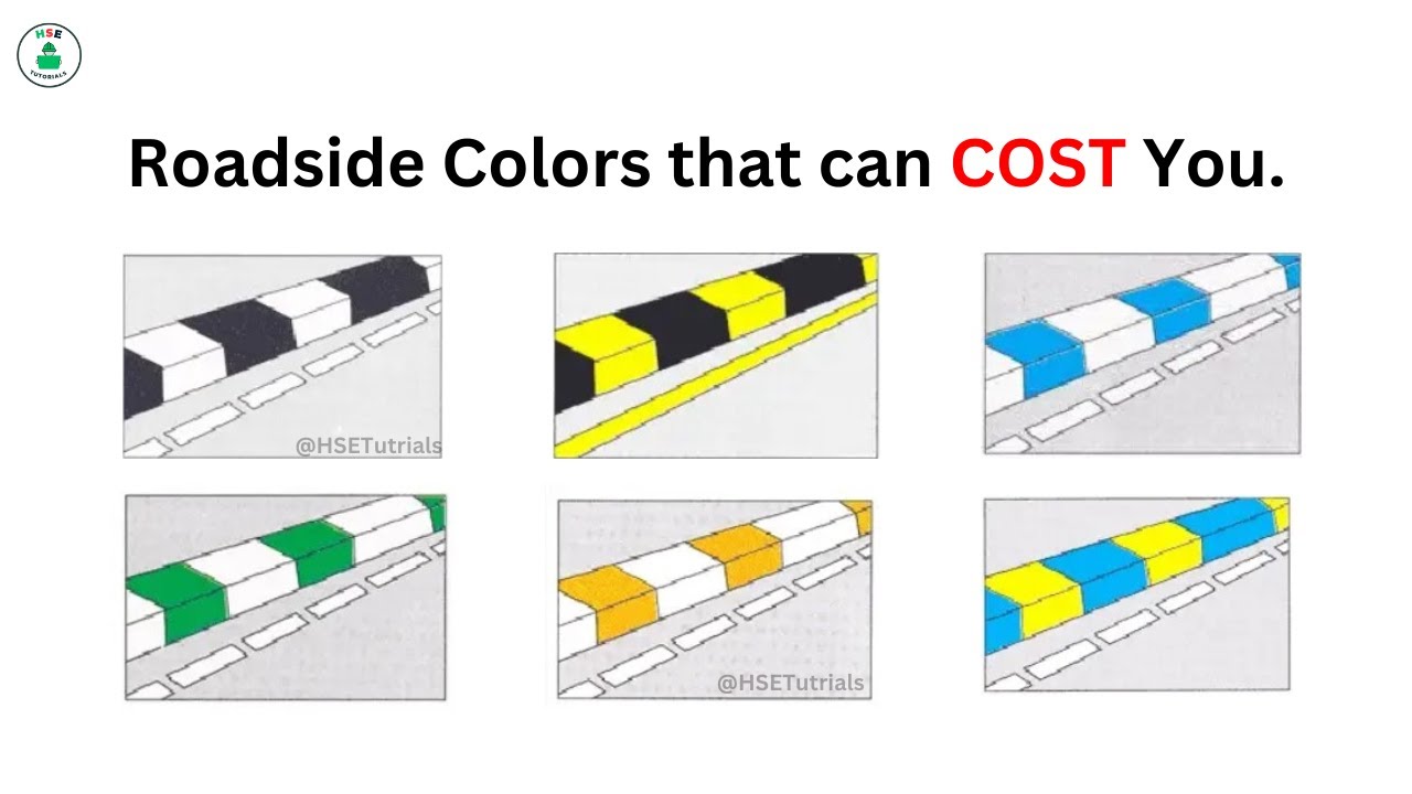 What Do These Roadside Colors Mean? Most People Don't Know || Drivers ...