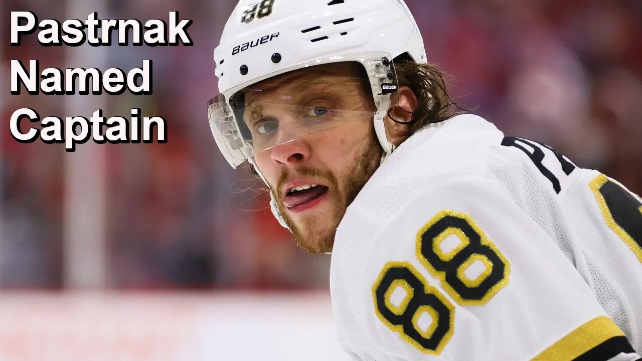 Pastrnak Named Bruins Captain, 71 Players Waived, Isles Sign Stanley