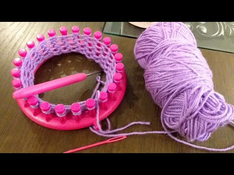 HOW TO LOOM KNIT Step by Step Loom Knitting for Beginners