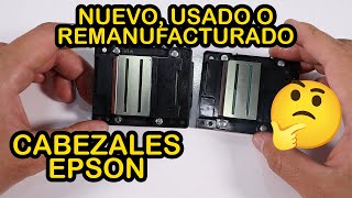 ¿Cómo identificar un cabezalImpresoras Epson nuevo o usado o remanufacturado?