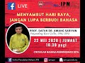 MENYAMBUT HARI RAYA, JANGAN LUPA BERBUDI BAHASA