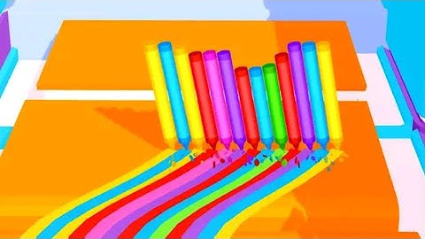 Pencil Rush MAX LEVEL 🌈🥳 Gameplay All Levels Walkthrough iOS, Android New Game