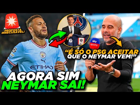 🚨APELOU! GUARDIOLA QUER NEYMAR e FAZ MANCHESTER CITY trocar com PSG!