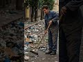 قصة الشاب الذي نظف الشارع بإرادتة