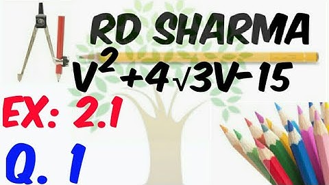 Polynomials Ex 2.1, Q - 1, Maths CBSE  10th R D Sharma.