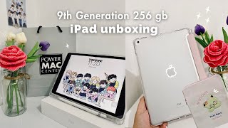 VLOG 🌷 | 2023 unboxing iPad 9th Generation 256 gb, alternative pencil (goojodoq) + accessories 🍀