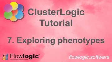 FlowLogic: ClusterLogic Tutorial 7 - Exploring clusters based on their phenotype