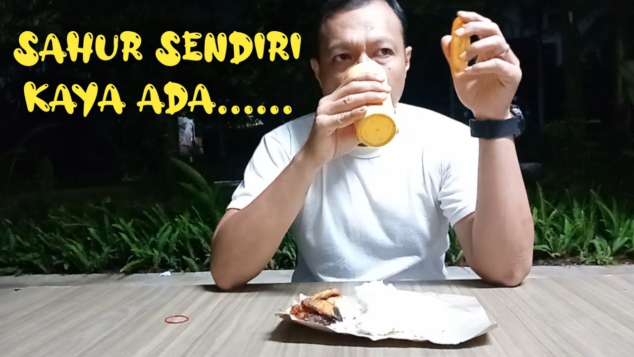 Sahur sendirian dan mencekam,niat saya hanya sahur jangan ganggu@DapurDarsa 