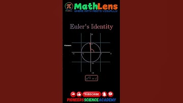 Eulers Identity | MathLens | Status | #math #physics #stem #animation