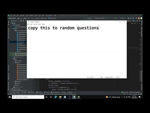 Android Studio Quiz Random and Save score sqlite database part 8