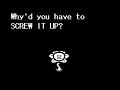 Undertale - Pacifist/Neutral run after killing sans but not finishing genocide