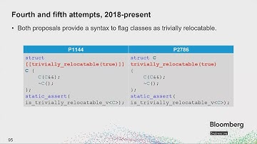 C++ Trivial Relocation Through Time - Mungo Gill - ACCU 2023