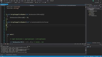C++ Beginner Tutorial - Basics - #128 - Array To Pointer Decay #1