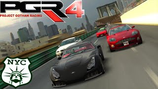 TVR Sagaris - британец с характером на чемпионате Нью-Йорка / Прохождение #5 PGR4 на XBOX 360