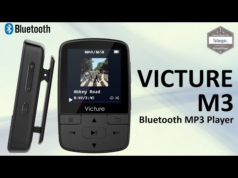 Victure M3 MP3 Player - Bluetooth MP3 player - 8GB internet   Micro SD - Unboxing