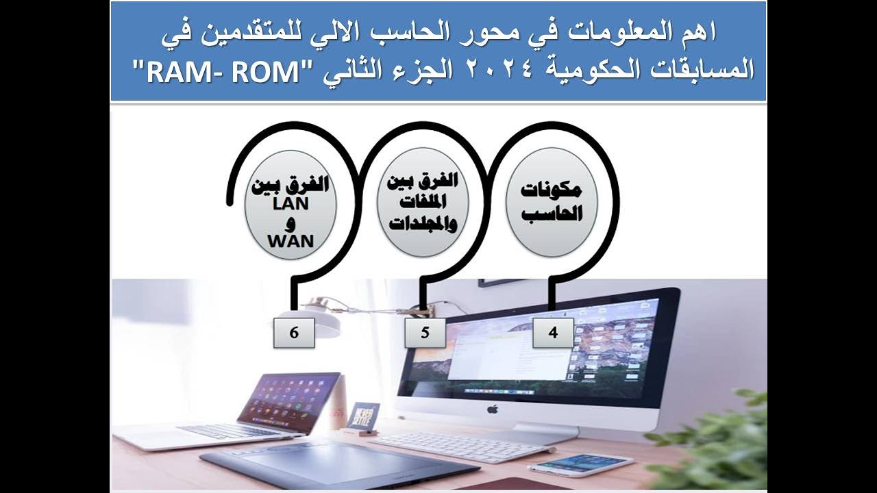 اهم المعلومات في محور الحاسب الالي للمتقدمين في المسابقات الحكومية 2024 الجزء الثاني 