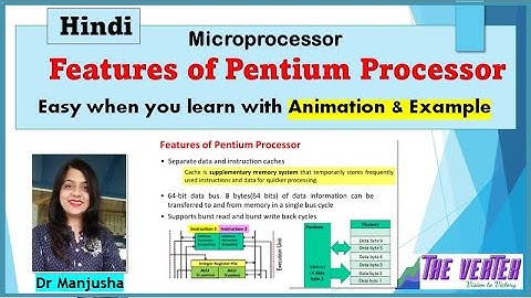 Features of pentium microprocessor  in Hindi: Dr Manjusha Deshmukh